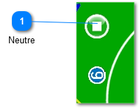 Joueur sans ballon et ne se bouge pas